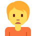 Person Frowning emoji, Twitter / X, Twemoji 15