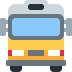 Oncoming Bus emoji, Twitter / X, Twemoji 15