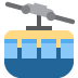 Mountain Cableway emoji, Twitter / X, Twemoji 15