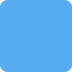 Blue Square emoji, Twitter / X, Twemoji 15