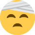 Face with Head-bandage emoji, Twitter / X, Twemoji 15