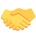 Handshake emoji, Twitter / X, Twemoji 15