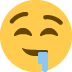 Drooling Face emoji, Twitter / X, Twemoji 15