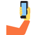 Selfie emoji, Twitter / X, Twemoji 15