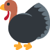 Turkey emoji, Twitter / X, Twemoji 15