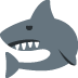 Shark emoji, Twitter / X, Twemoji 15