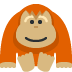 Orangutan emoji, Twitter / X, Twemoji 15