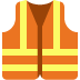 Safety Vest emoji, Twitter / X, Twemoji 15
