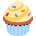 Cupcake emoji, Twitter / X, Twemoji 15