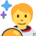 Astronaut emoji, Twitter / X, Twemoji 15