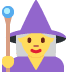 Woman Mage emoji, Twitter / X, Twemoji 15
