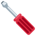 Screwdriver emoji, Twitter / X, Twemoji 15