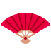 Folding Hand Fan emoji, Twitter / X, Twemoji 15