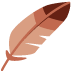 Feather emoji, Twitter / X, Twemoji 15