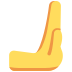 Rightwards Pushing Hand emoji, Twitter / X, Twemoji 15