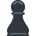 Chess Pawn emoji, Twitter / X, Twemoji 15