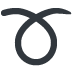 Curly Loop emoji, Twitter / X, Twemoji 15