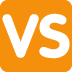 Vs Button emoji, Twitter / X, Twemoji 16