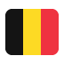 Flag: Belgium emoji, Twitter / X, Twemoji 16