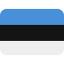 Flag: Estonia emoji, Twitter / X, Twemoji 16