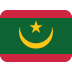 Flag: Mauritania emoji, Twitter / X, Twemoji 16