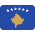 Flag: Kosovo emoji, Twitter / X, Twemoji 16