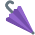 Closed Umbrella emoji, Twitter / X, Twemoji 16