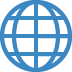 Globe With Meridians emoji, Twitter / X, Twemoji 16