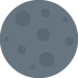 New Moon emoji, Twitter / X, Twemoji 16
