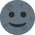 New Moon Face emoji, Twitter / X, Twemoji 16