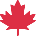Maple Leaf emoji, Twitter / X, Twemoji 16