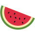 Watermelon emoji, Twitter / X, Twemoji 16
