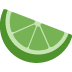 Lime emoji, Twitter / X, Twemoji 16