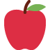 Red Apple emoji, Twitter / X, Twemoji 16