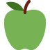 Green Apple emoji, Twitter / X, Twemoji 16
