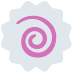 Fish Cake with Swirl emoji, Twitter / X, Twemoji 16