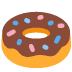 Doughnut emoji, Twitter / X, Twemoji 16