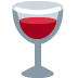 Wine Glass emoji, Twitter / X, Twemoji 16