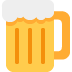 Beer Mug emoji, Twitter / X, Twemoji 16