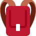 Backpack emoji, Twitter / X, Twemoji 16