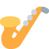 Saxophone emoji, Twitter / X, Twemoji 16