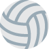 Volleyball emoji, Twitter / X, Twemoji 16