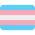 Transgender Flag emoji, Twitter / X, Twemoji 16