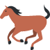 Horse emoji, Twitter / X, Twemoji 16