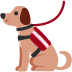 Service Dog emoji, Twitter / X, Twemoji 16