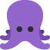 Octopus emoji, Twitter / X, Twemoji 16