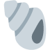 Spiral Shell emoji, Twitter / X, Twemoji 16