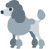 Poodle emoji, Twitter / X, Twemoji 16