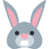 Rabbit Face emoji, Twitter / X, Twemoji 16