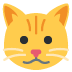 Cat Face emoji, Twitter / X, Twemoji 16